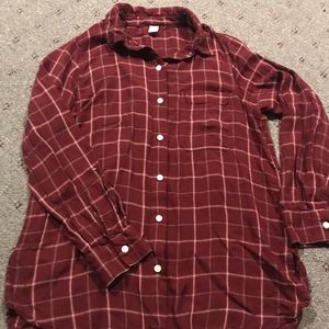 Old Navy Plaid Button-Up